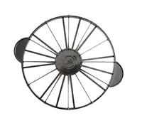 Sallys Cake Divider - 12/16 Pieces - Diameter 27 cm - Black, Reversible on Both Sides and Made of High-Quality Plastic, Cake Base Cutter, Cake Grid, Baking Utensils