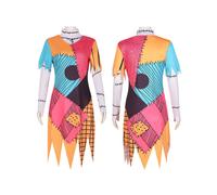 (Sallyskelington2, M) Before The Nightmare Christmas Sally Cosplay Halloween Womens Men Dress Costume