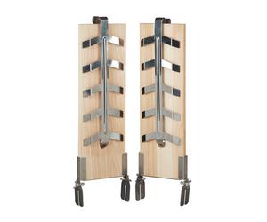 Salmon board smokers Cedar Wood Grilling Planks Adjustable Fish Mounts Reusable