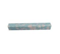 Salmon Calico Cellulose Acetate Pen Blank - 150x20x20mm (6x3/4x3/4")