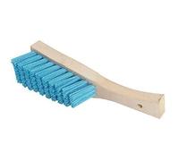 Salmon Churn Brush 260mm Blue Polypropylene Plasterers Bucket Brush Kitchen Wooden Short Handled Plasterers