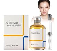 Salmon DNA Ampoule, Salmon Serum Ampoule, Enhance Barrier Function for Face and Body, One Drop Daily Reduces The Signs of Aging, Liftingand Firming, Hydrating