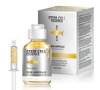 Salmon DNA Stem Cell Essence 30ml - Stem Cell Serum with Gold Foil, Niacinamide & Hydrolyzed Collagen - Supports Skin Renewal, Elasticity & Hydration - Lightweight, Easily Absorbed
