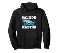 Salmon Fishing Angler Fishing Lover Humor Salmon Master Pullover Hoodie