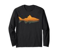 Salmon Fishing Forest Nature Wildlife Fisherman Long Sleeve T-Shirt