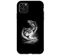 Salmon jumping trout fishing passion Case for iPhone 11 Pro Max