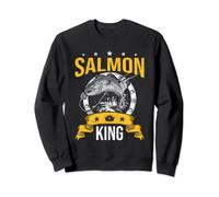 Salmon King Fly Salmon Fishing Sweatshirt