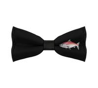 Salmon Men's Bow Ties for Wedding Party Classic Adjustable Bowties Pre Tied Necktie