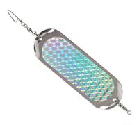 Salmon Trolling Flash Board with Reflective Metal Construction and Water Flow Optimized Diving Plate (1#)