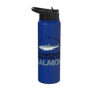 Salmons are Awesome I'm Awesome I'm A Funny Salmon Stainless Steel Insulated Water Bottle