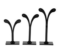 Salmue Earring Stand, Three Pieces, Earring Organizer/Jewellery Display Stand, Earring Display Stand, Acrylic, carnelian