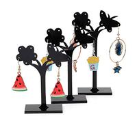 Salmue Earring Stand, Three Pieces, Earring Organizer/Jewellery Display Stand, Earring Display Stand, Acrylic, carnelian