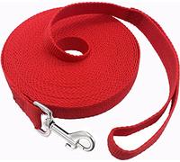 SALO Nylon Training Dog Leash for Small Medium Large Dogs, 3/4 Inch Wide, 20ft 30ft 40ft 50ft Long Leash Dog/Puppy Lead for Obedience Recall Training, Camping, or Backyard