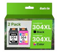 Salols 304XL Ink Cartridges Combo Pack Replacement for HP 304 XL Ink Cartridges Black and Colour 304 XL Multipack for HP Envy 5030 5020 5010 5032 DeskJet 3760 3762 2600 2620 2630 2633 3720 3750