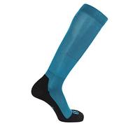 Salomon 1 Pair of Unisex High Running Socks, QST Model, Polypropylene/Polyamide, Size L (7.5-10), Lyons Blue/Fjord Blue, LC1247700