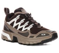 Salomon Acs Og Agile Chassis System Lacing Mesh Mens Trainers In Brown UK 7 - 11