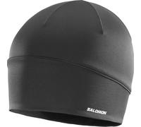 Salomon Active Beanie, Lightweight Running Cap Unisex, Hiking, Trail Running, Outdoor Sports, Deep Black, one Size fits All