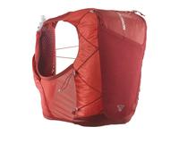 Salomon Active Skin 12 Backpack (With Flasks) | UK S in Dahlia Red/High Risk Red