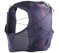 Salomon - Active Skin 4 Grvl Set - Trail running backpack size M, blue