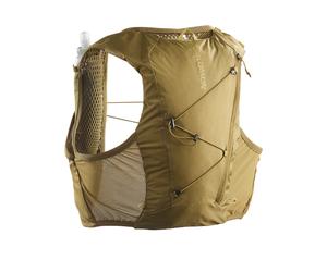 Salomon Active Skin 4 Running Vest (With Flask) | Brilliant Olive/willow - Green / L