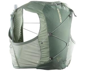 Salomon - Active Skin 4 Set Laurel Wreath Lily Pad Aloe Wash - M - Trail running hydration vest