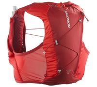 Salomon - Active Skin 4 Set Red Dahlia High Risk Red - XS - Trail running hydration vest