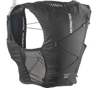 Salomon Active Skin 4 Women Trail Running Hiking Hydration Vest With Flasks Included, 4L, Designed for Women, Easy Hydration, and Optimized Storage, Black, M