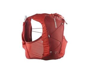 Salomon Adults Unisex Running Active Skin 4 Hydration Vest Set Red