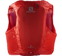 Salomon Adv Hydra Vest 8 Unisex Hydration Vest Trail running Hiking, Comfort and Stability, Quick Access to Hydration, and Simplicity, Red, XS