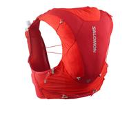 Salomon Adv Skin 12 Running Backpack With Flasks | UK XS in Flame Scarlett/Haute Red