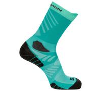 Salomon - Aero Crew - Running socks size 39-41, turquoise