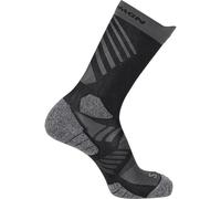 Salomon Aero Crew Socks, Moisture Management, Cushioned Comfort, Versatile Durable Stretch for Daily Running