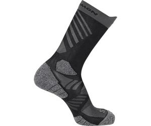 Salomon Aero Crew Socks, Moisture Management, Cushioned Comfort, Versatile Durable Stretch for Daily Running