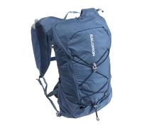 SALOMON Agile 12 Set Unisex Backpack for Long Excursions with 2 Flasks (500ml), Perfect for Running, Hiking and Training, Capen Blue