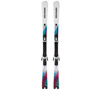 Salomon - Alpine ski pack - Addikt + MI12 GW 2027 in Wood - Size 156 cm - White White 156 cm