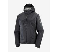 Salomon Bonatti Waterproof Hooded Jacket Black Women - XL