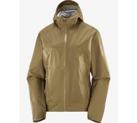 Salomon Bonatti Waterproof Hooded Jacket bronze brown olive - S