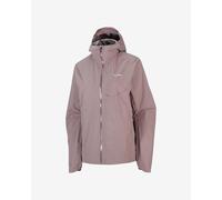 Salomon Bonatti Waterproof hooded jacket mauve women - XL