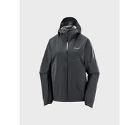 Salomon Bonatti Waterproof Hooded Jacket Pure Black Women - S