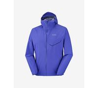Salomon - Waterproof and windbreaker trail running jacket - Bonatti Waterproof Jkt M Clematis Blue for Men - Size L Blue L