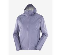 Salomon Bonatti Waterproof Jacket with Hood Purple - S
