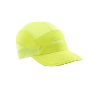 Salomon - Breathable curved peak cap for trail running - Sense Aero Cap Acid Lime for Men - Size S/M - Yellow Yellow S/M