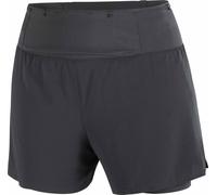 Salomon - Breathable, quick-drying shorts - Women's - Sense Aero 2In1 Trail 5" W - Sense Aero 2In1 Trail 5" W Deep Black for Women - Size XS Black XS