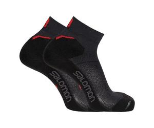 SALOMON Chaussettes Noires Homme Speedcross Ankle Socks, Multicoloured, 36-38 for Men, multicoloured, 36-38