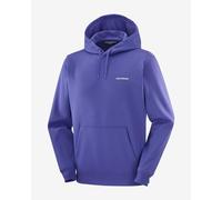 Salomon Chest Logo Hoodie blue violet - S