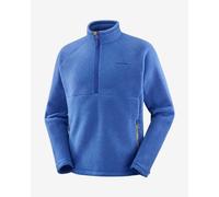 Salomon Chroma Fleece Half Zip Fleece Jacket Blue - XL