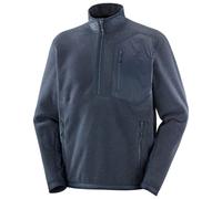 Salomon - Men's half-zip fleece - Pullover Chroma Fleece HZ M Blue Nights for Men in Recycled Polyester - Size S - Navy Navy S