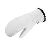 SALOMON Comfortable Running/Hiking Gloves for Women Native Mitten W, White, S, LC1234800