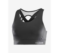 Salomon, Cross Run, sports bra, dark grey, Women - XS