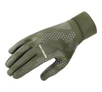 Salomon Cross Warm Unisex Gloves, Convenience, Trail running, Hiking, Breathable Warmth, and Overall Smart Design, Green, XS